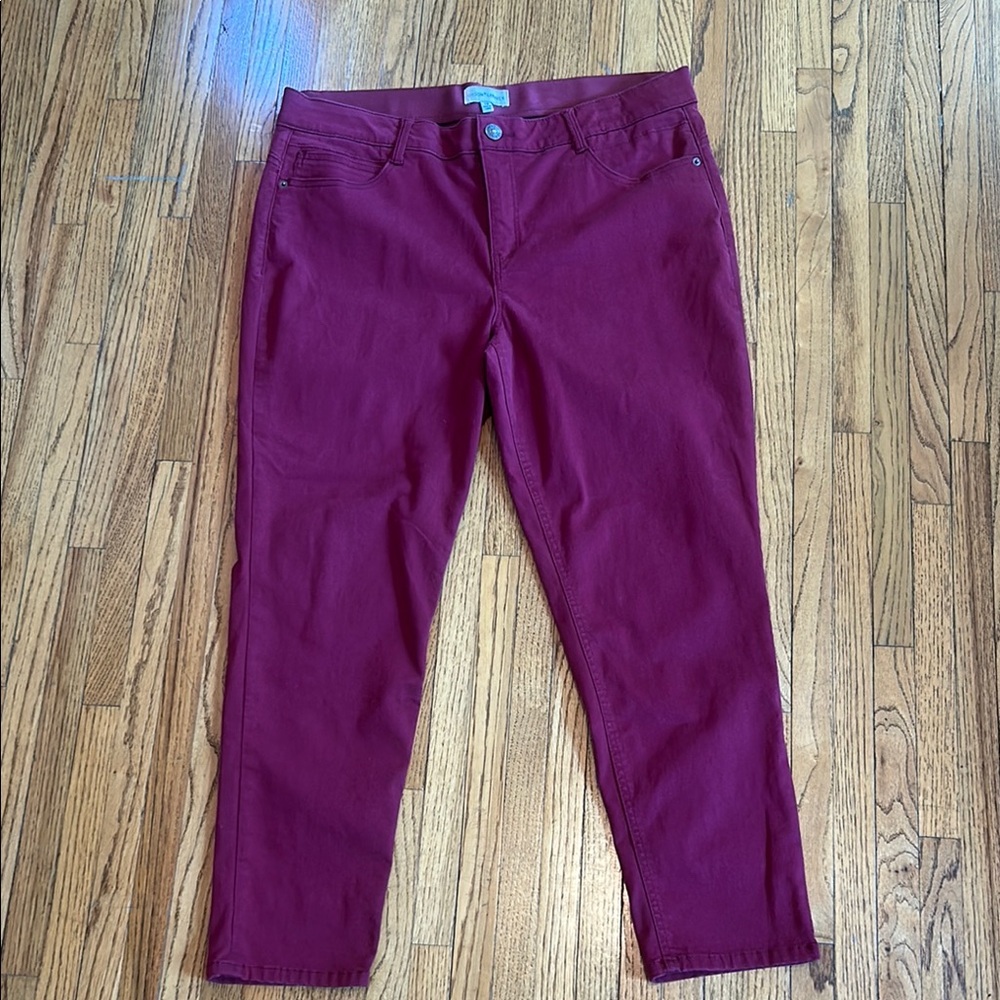 Gibson Latimer Burgundy Jeans